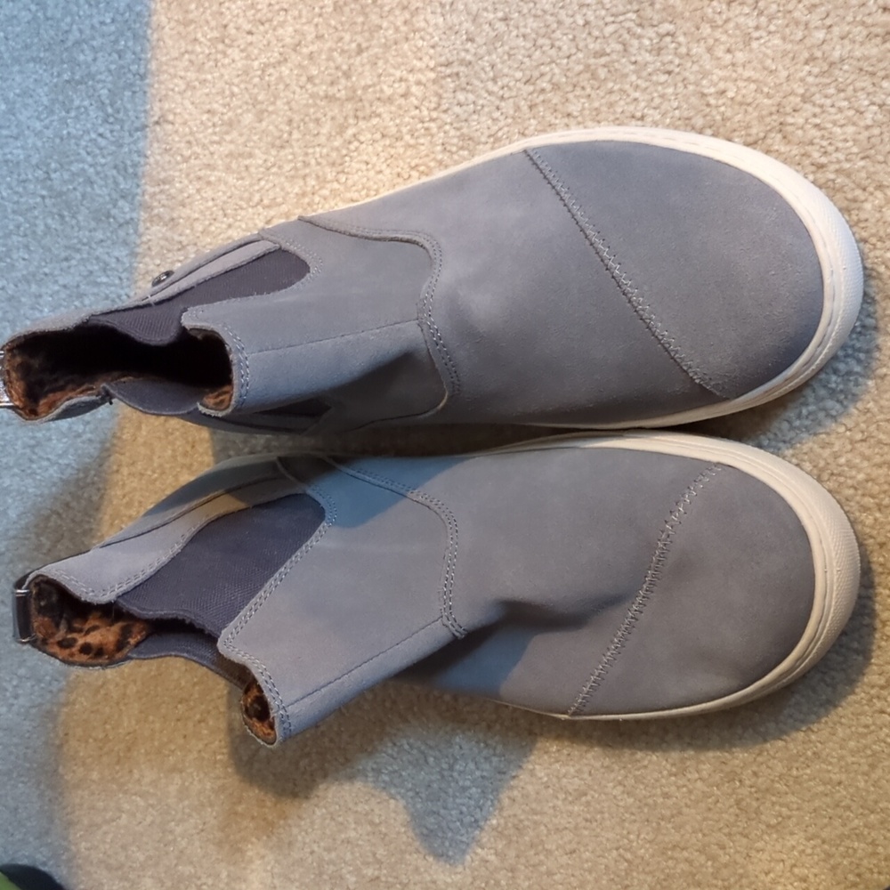 Sketchers Bobs Ankle Boots size 10 Gray